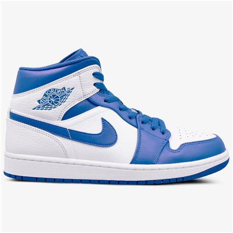 nike jordan 1 mid blau weiss|nike jordan 1 mid top.